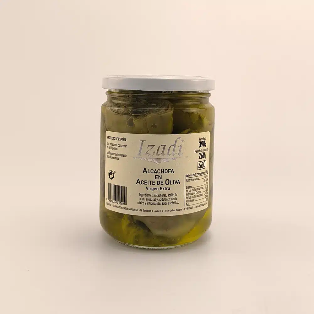 Alcachofa de tudela en aceite de oliva Izadi