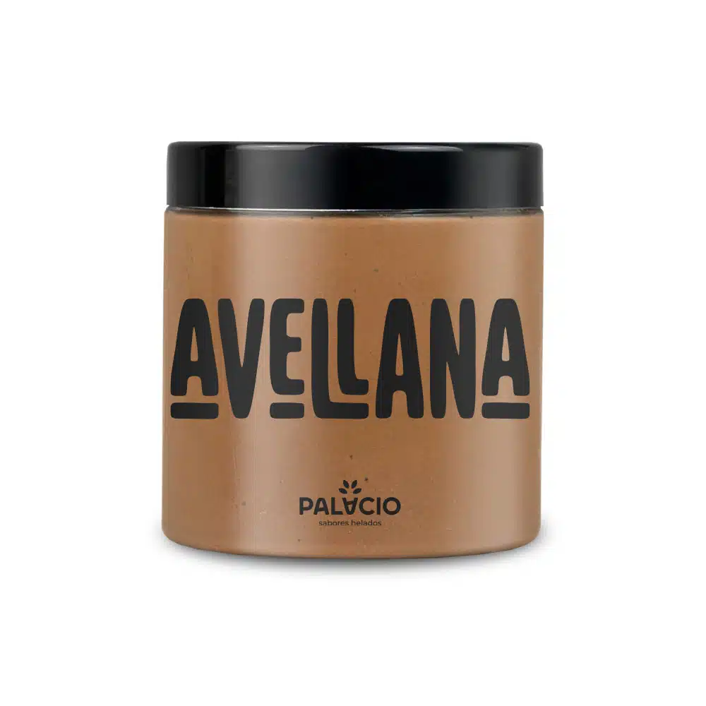 Helado artesano de avellana de piamonte