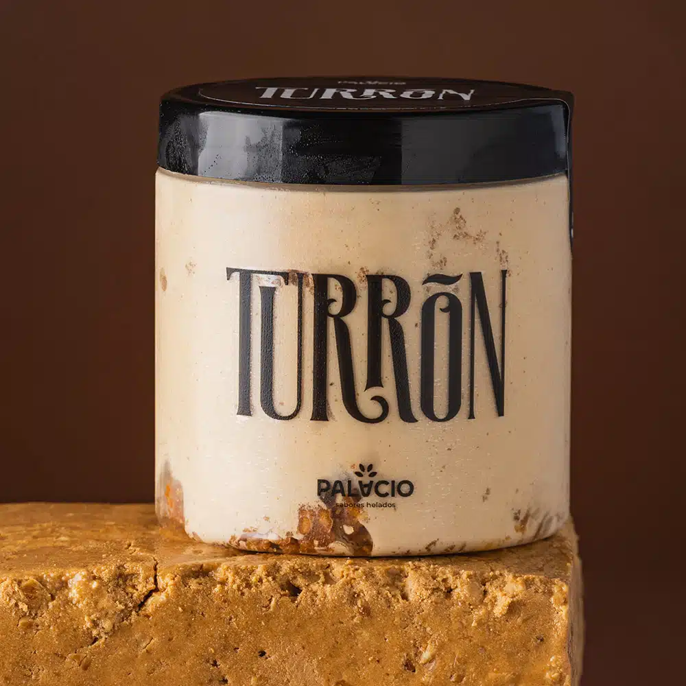 helado artesano turron