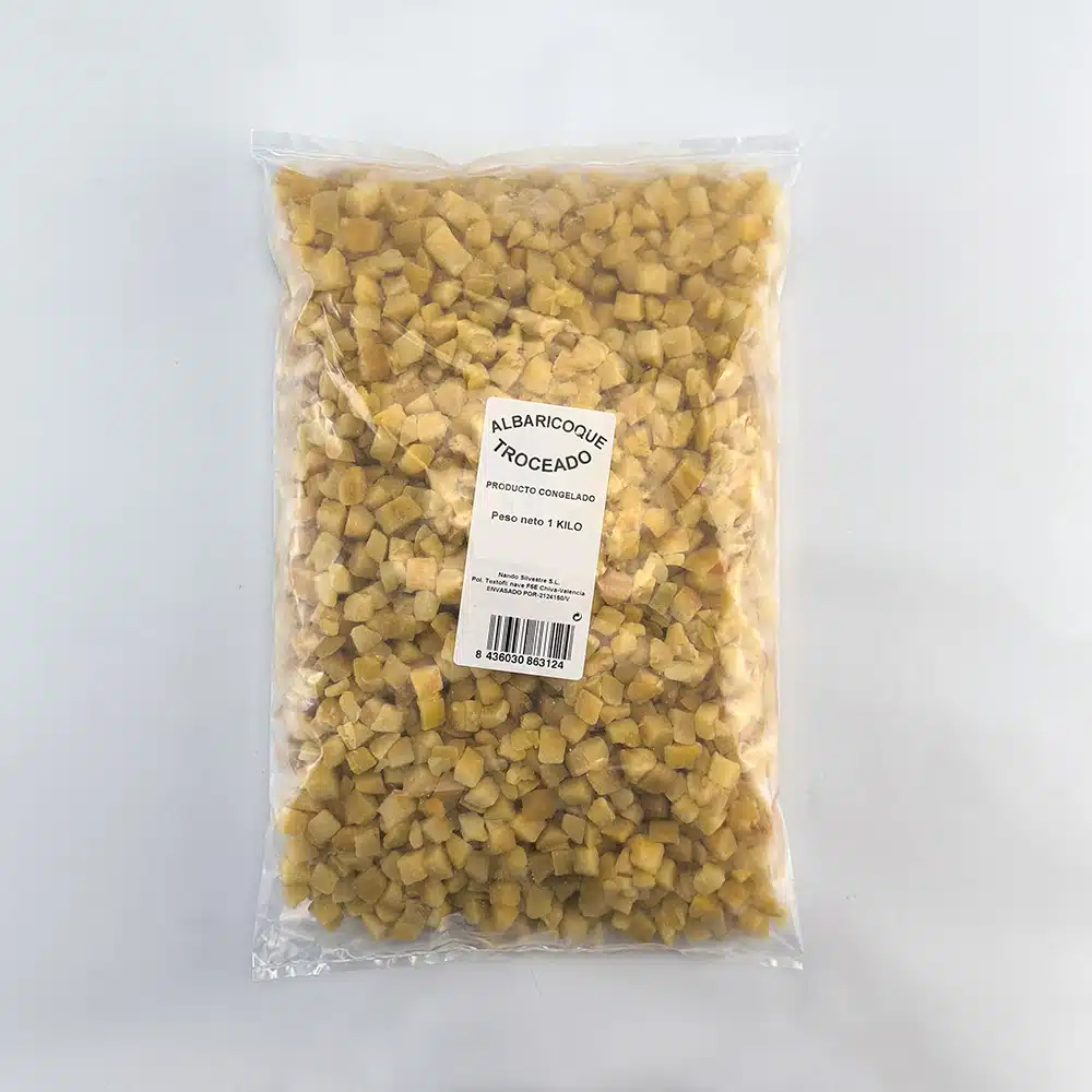 albaricoque dados congelado